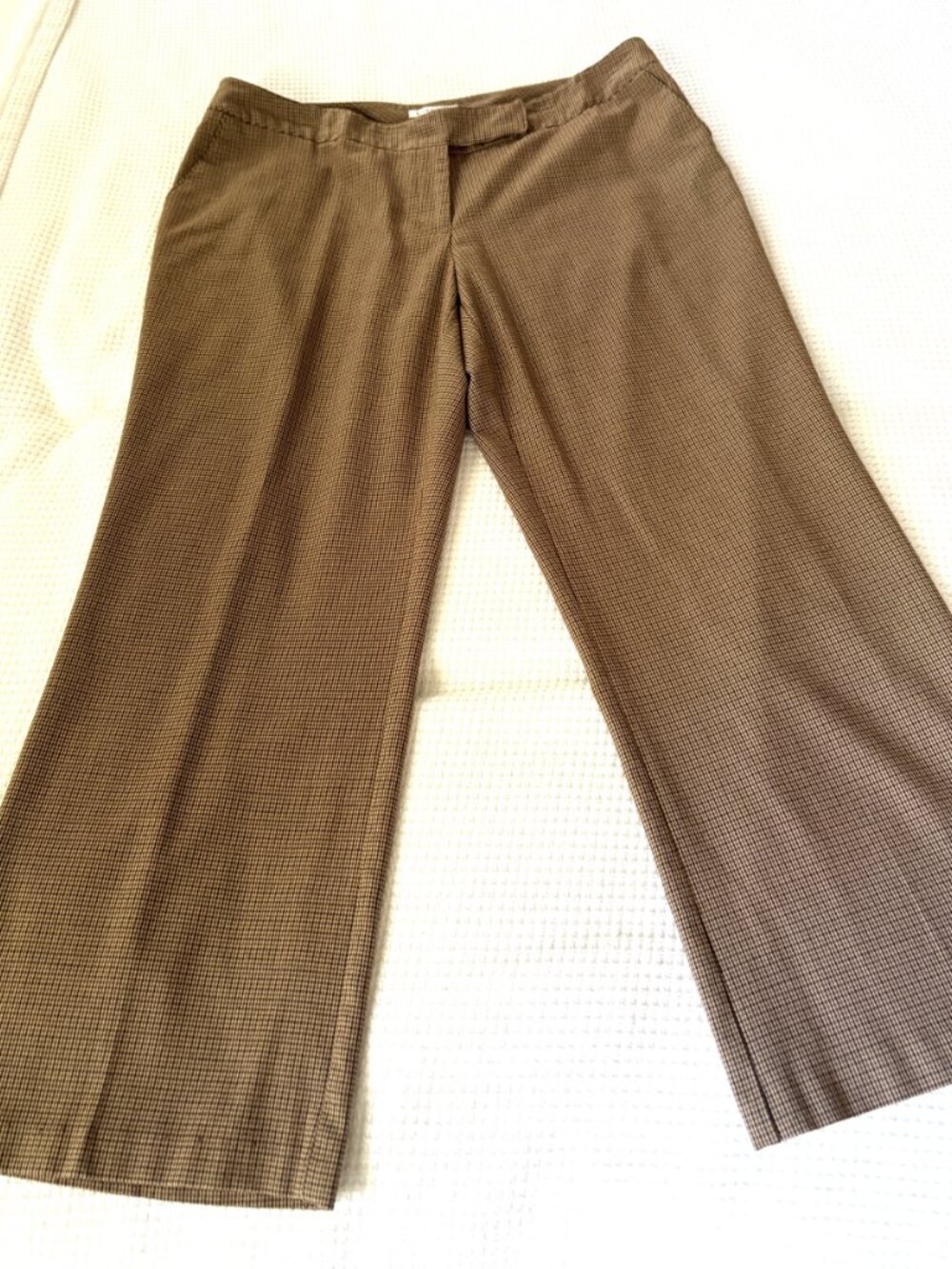 Black/Brown Checked Pants by Villager